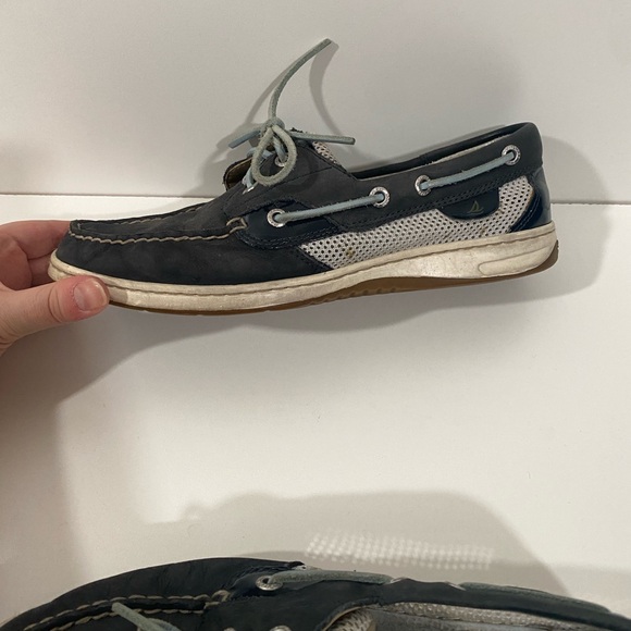 Sperry Top Sider Bluefish Boat Shoes Loafers 9 Women’s Blue Leather - Picture 8 of 11